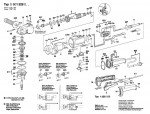 Bosch 0 601 328 041 Angle Grinder 110 V / GB Spare Parts